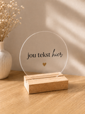 PLEXIGLAS "PERSONALISEREN".