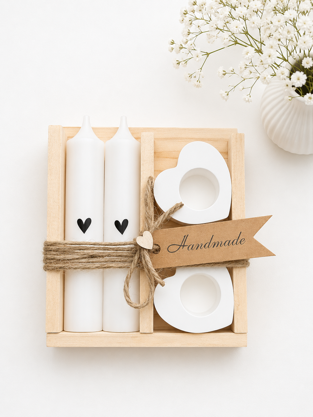 CADEAUSET HART WIT