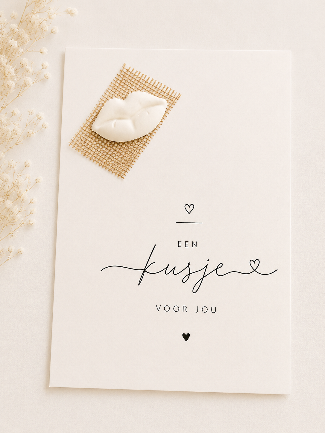 KAART" EEN KUSJE VOOR JOU!".