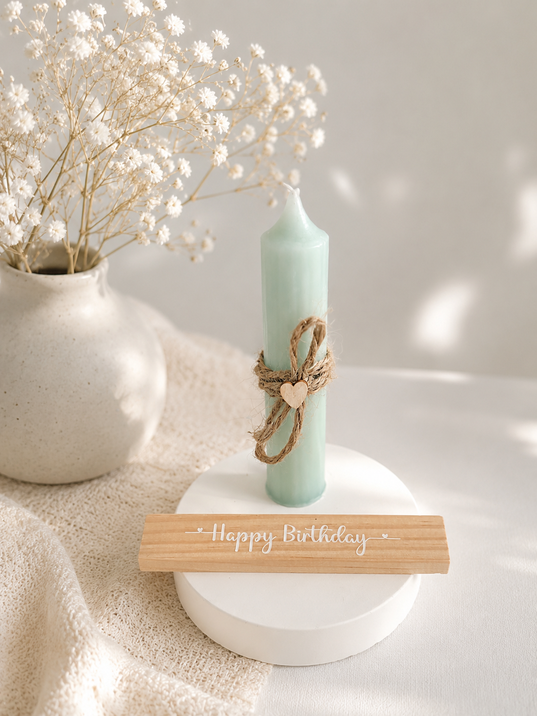 CADEAUSET "HAPPY BIRTHDAY"!MINTGROEN.