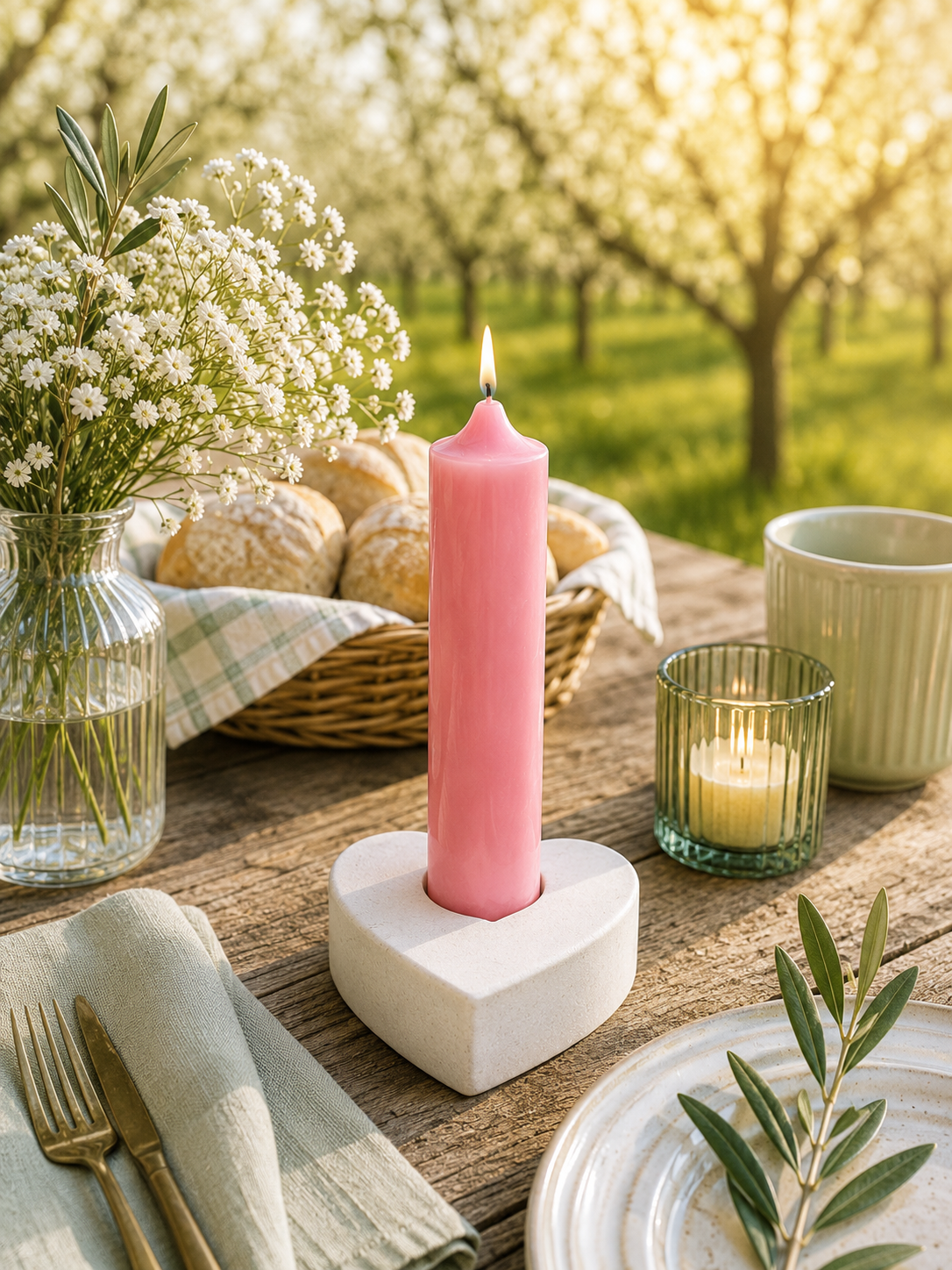 DINER KAARS ROZE