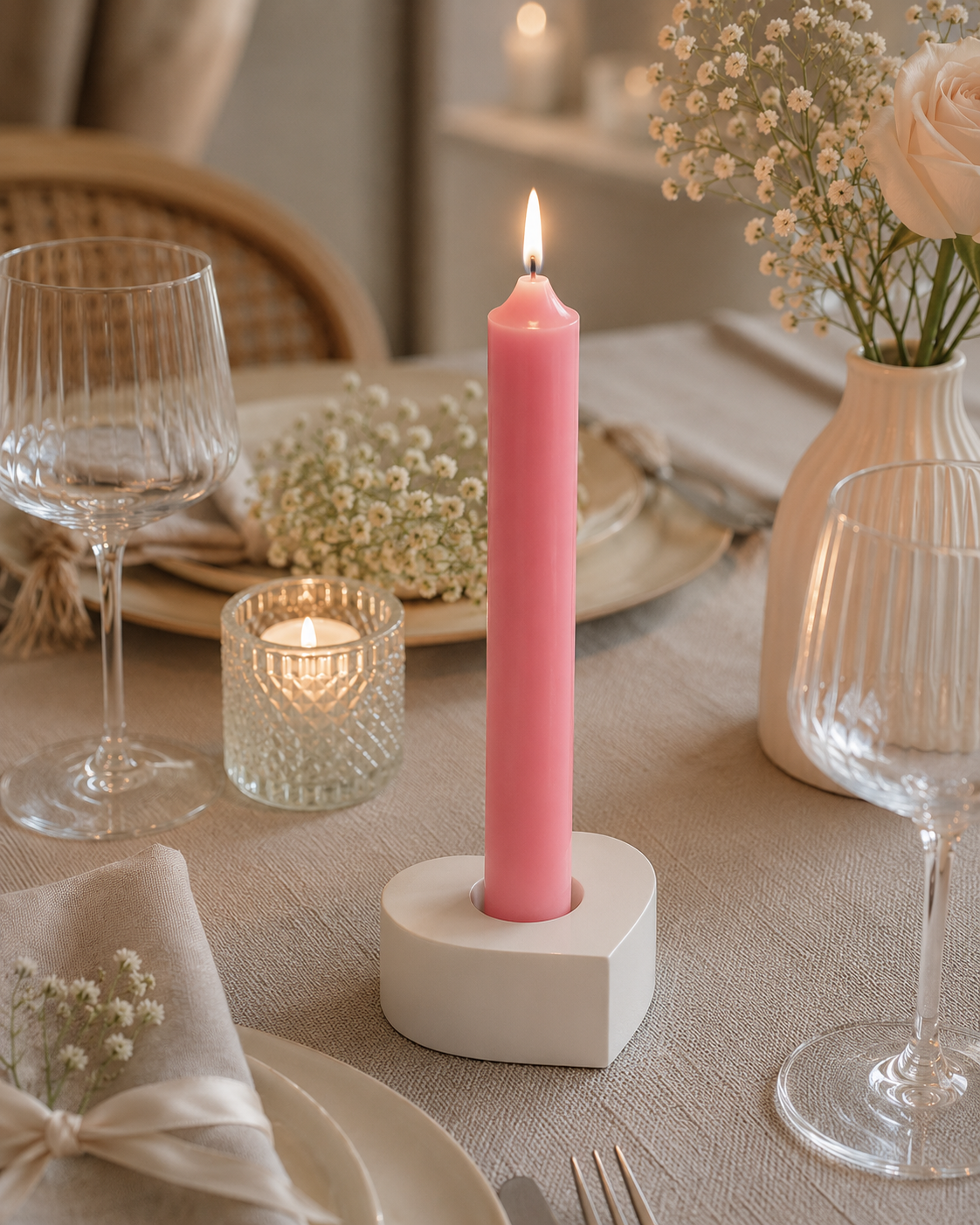 DINER KAARS ROZE