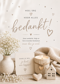 KAART"BEDANKT"!