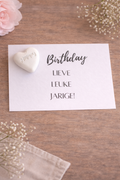 KAART "HAPPY BIRTHDAY LIEVE LEUKE JARIGE!".
